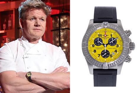 what kind of watch does gordon ramsay wear|gordon ramsay watch yellow face.